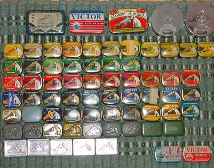 Victor Needle Tins Antique Talking Machines