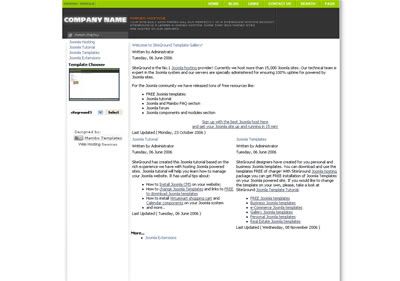 Joomla Technology Website Web2.0 Theme Template