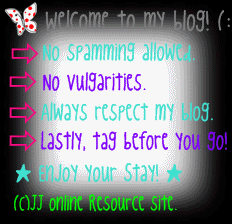 welcome to my blog! (: