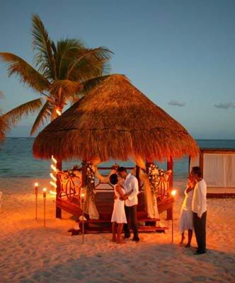 Unlike traditional sit down receptions beach weddings are casual and 
