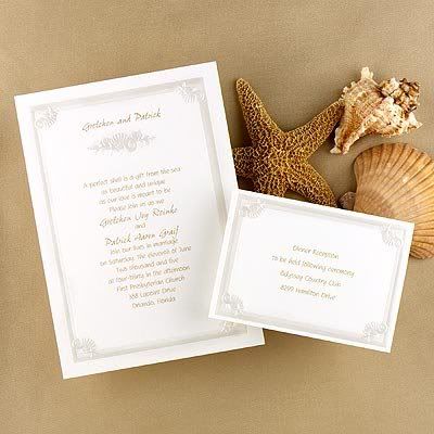 You can purchase template beach wedding invitations online or at your 