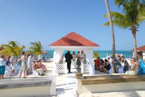 Basic beach wedding packages typically include a priest or minister