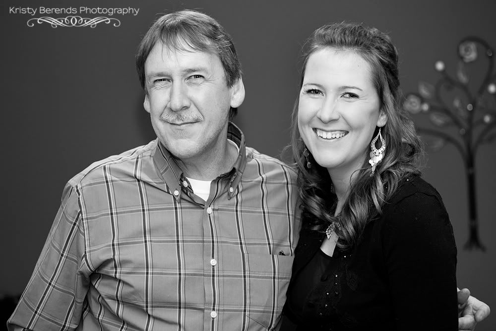 April and Dad ant Christmas