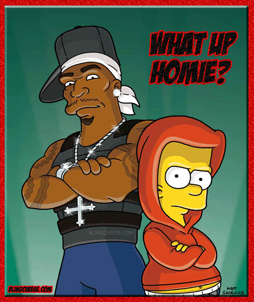  .gif Bart Simpson & 50 Cent 