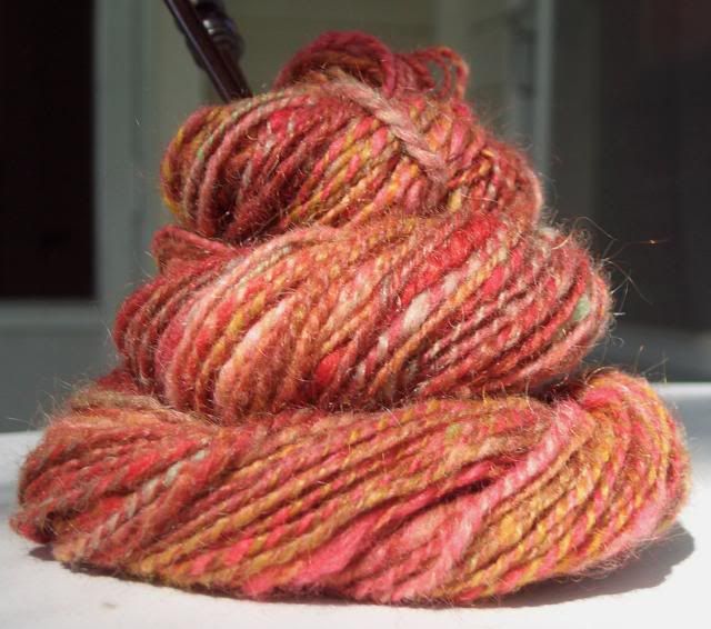 "Autumn Rustica" handspun yarn