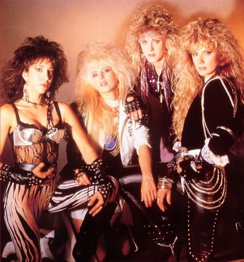 Take a look at Vixen glam metal and u will see that leather pants just fit 
