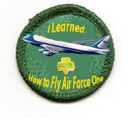 I Learned How to Fly Air Force 1 Scout Badge
