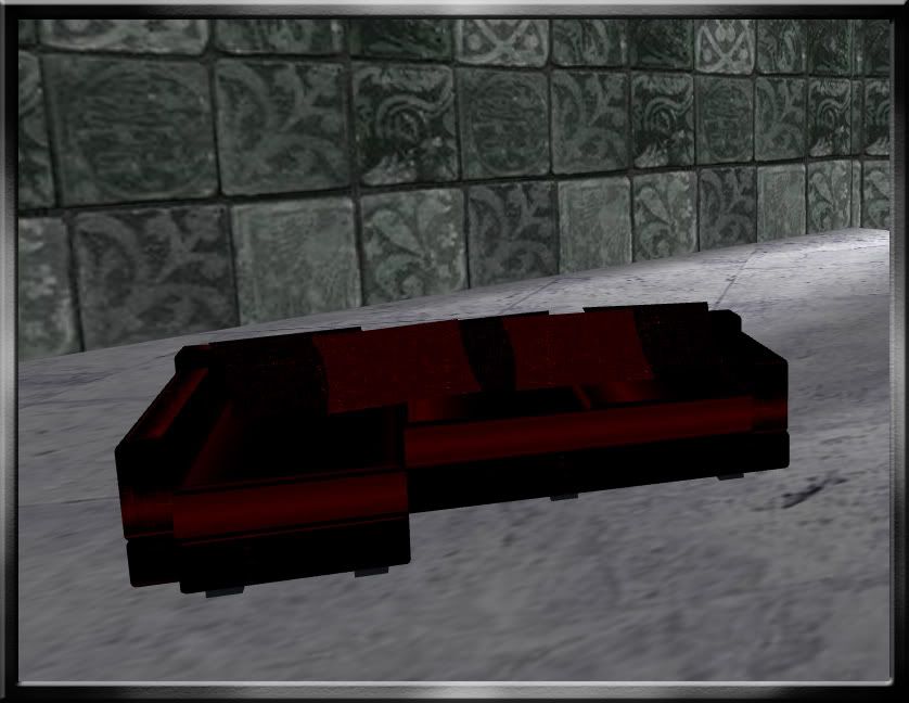 gothic couch for catalog