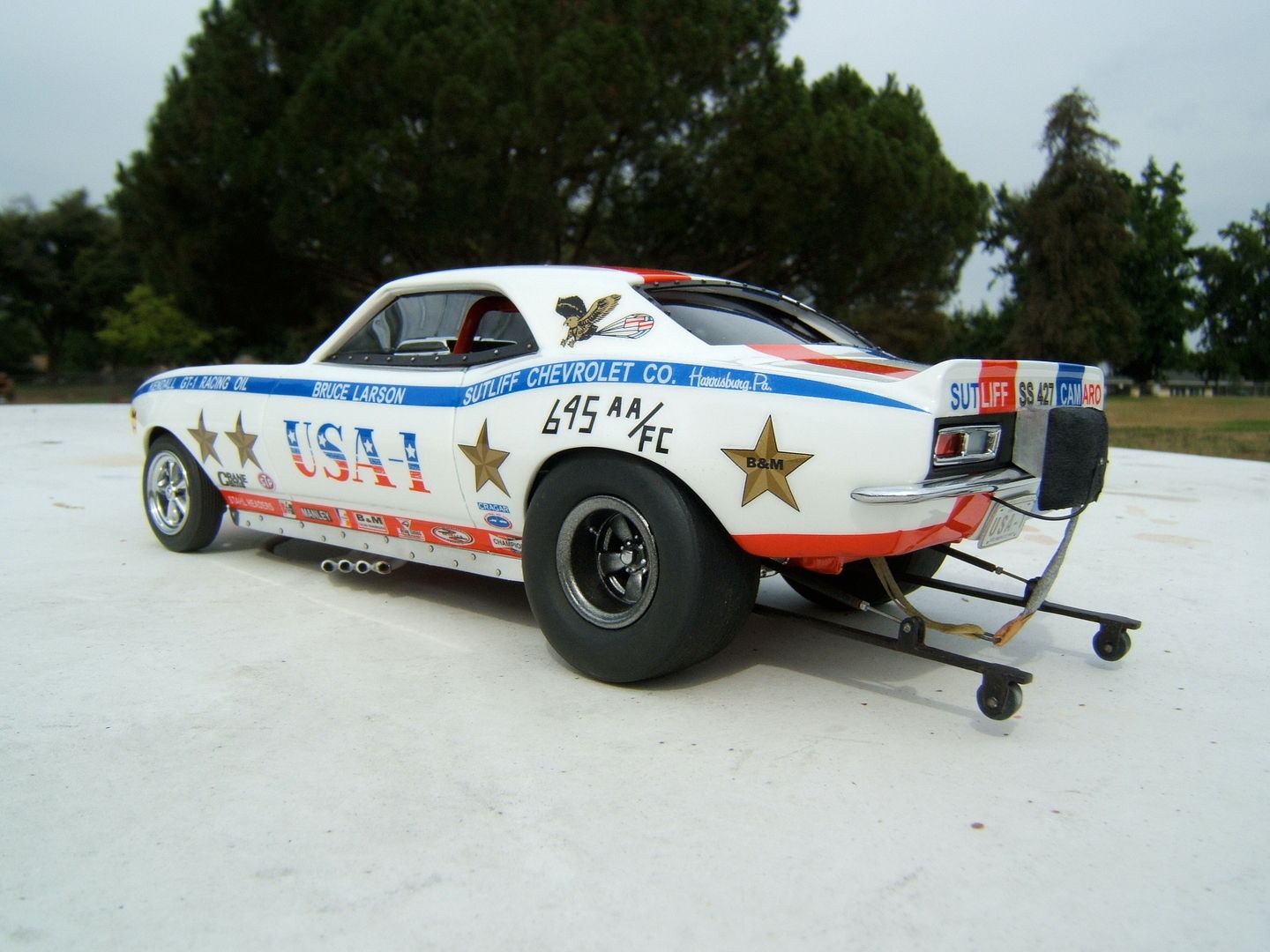 Bruce larson`s: USA 1 Camaro F/C - Under Glass - Model Cars Magazine Forum