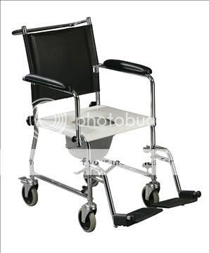Commode and Shower Wheelchair