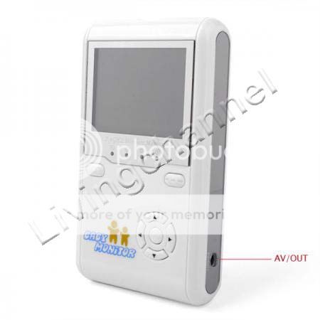 Wireless Digital Baby Monitor IR Video Talk Camera  